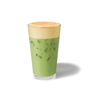 Iced Pumpkin Spice Matcha Latte