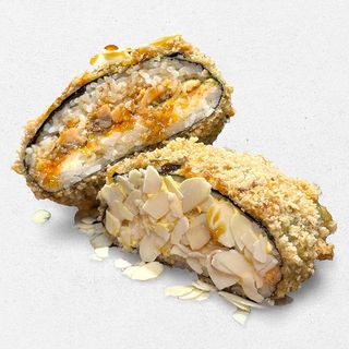 Burger z łososiem teriyaki