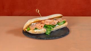 Panino salmone affumicato
