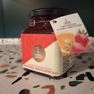 Confettura extra di Fragole e Arance di Sicilia Fiasconaro 