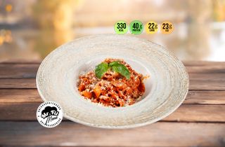 Mr.Fit Протеиново Болонезе с талиатели от моркови 