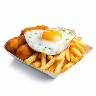 Huevos + Patatas + Croquetas