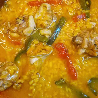 Arroz caldoso con pollo