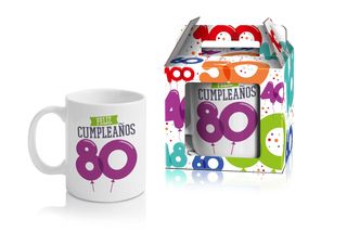 Taza 80 Cumpleaños