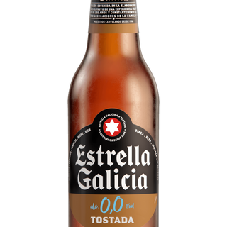 Estrella Galicia 0'0 tostada botellín (330ml.)