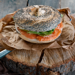 Bagel cu somon