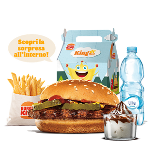 King junior hamburger menù