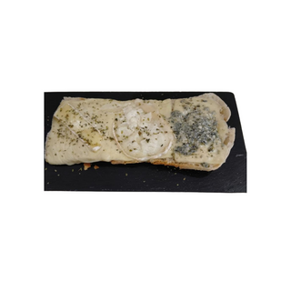 Torrada de quesos gratinados: Edam, Brie, cabra y azul