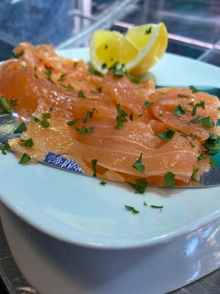 Salmone marinato