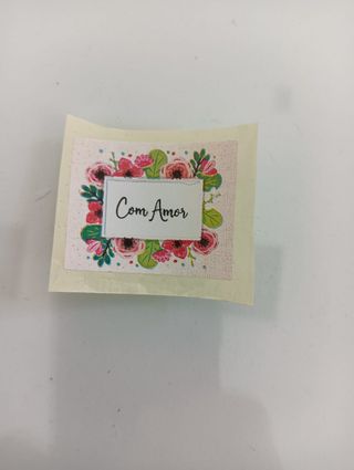 Autocolante  com Amor