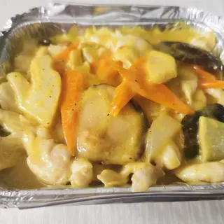194. Pollo al red curry spicy