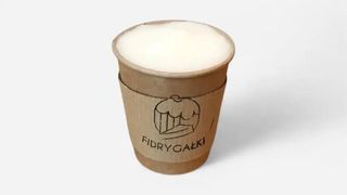 Mleko bez laktozy filiżanka