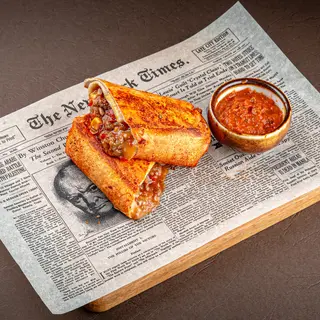 Cheesy Beef Burrito