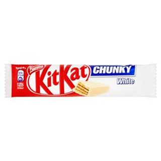 Baton kit kat chunky w białej czekoladzie . 0.04кг