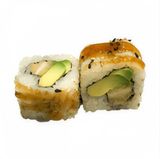 126. Uramaki California tempura pollo (8 uds.)