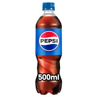 Pepsi Sabor tradicional botella 500ml.