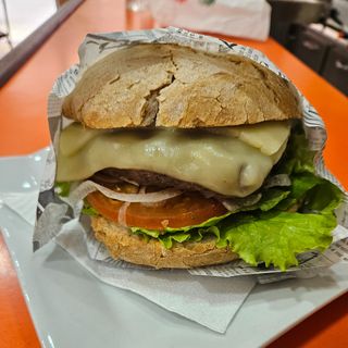 Hamburguesa buey completa