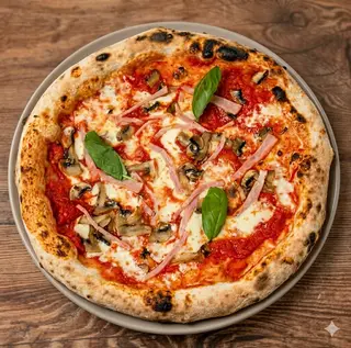 Pizza Fungui Prossciutto
