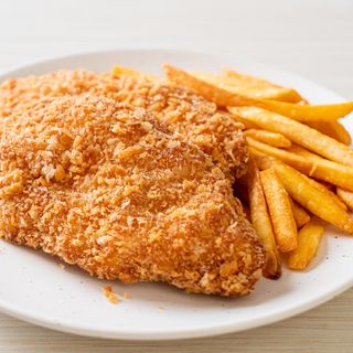 Pechuga de pollo rebozada