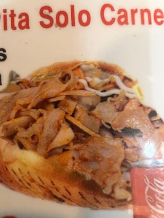 Menú Pita Solo Carne 
