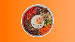 .BIBIMBAP z wołowiną bulgogi