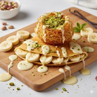 Crêpe Banana pistache