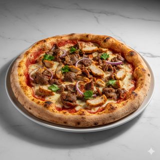 Pizza kebab (28 cm.)