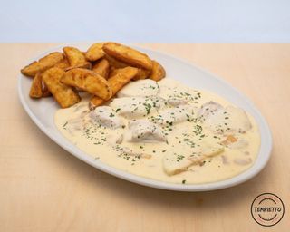 Filleto Di Maiale Ai Quattro Formaggi E Mele