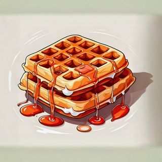 Waffle sa bananom