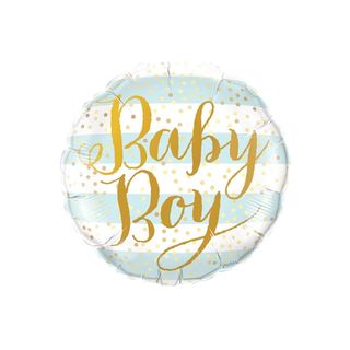 Balon Folie Rotund Baby Boy