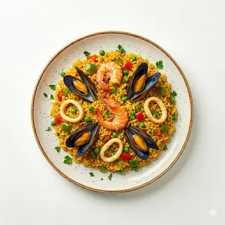 Paella De Mariscos