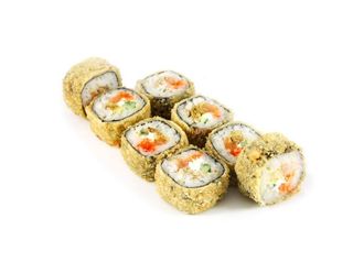 Жареные Роллы "Сяке унаги фурай" (10 шт.)