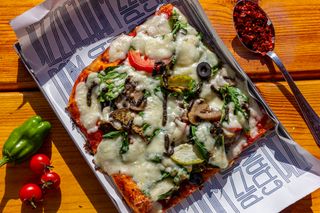 Pizza Végétarienne - 1/4 Plateau