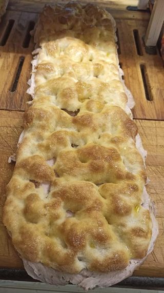 Pizza con porchetta 500 g