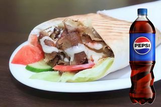 Kebab z wołowiną średni + Pepsi 0,5l
