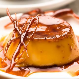 Flan Casero Con Nata