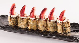 034 - Hosomaki fritto con frutta 8 pezzi