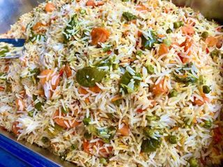 Arroz com mistura de Vegetais