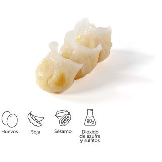 204 - Raviolis Transparentes De Gambas (3 Pzs.)