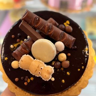 Tarta semifria de kinder para 13/15  personas