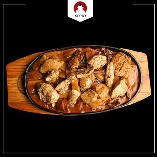 Saté aux bambous sur plaque Chauffante