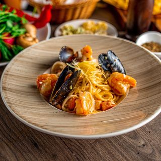 Лингвини с морепродуктами