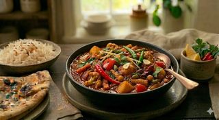 121. Vegetable vindaloo