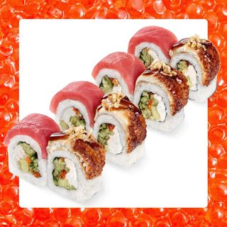 Рол Філадельфія Де Люкс з тунцем та вугрем