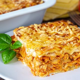 Lasaña de Kebab / pollo 