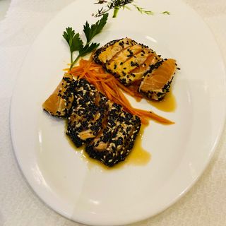 12 Shake tataki salmone scottato 10 fette