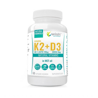 D3 Ვიტამინი 6000 Iu + K2 Ვიტამინი 300 Მკგ (120 Კაფსულა)
