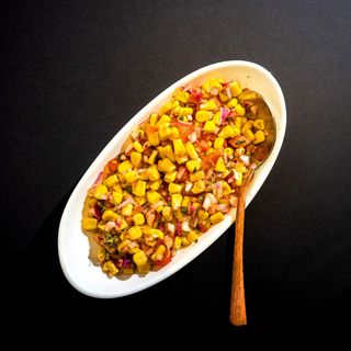 Corn chaat