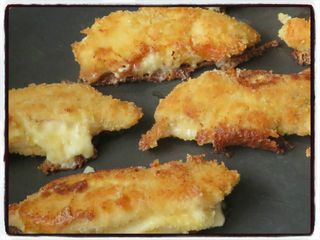 Blanc de poulet pané au fromage