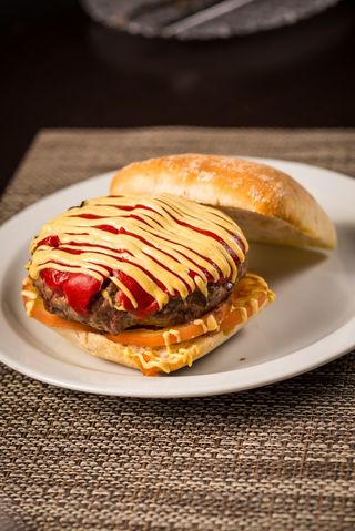 Hamburguesa De Pimientos